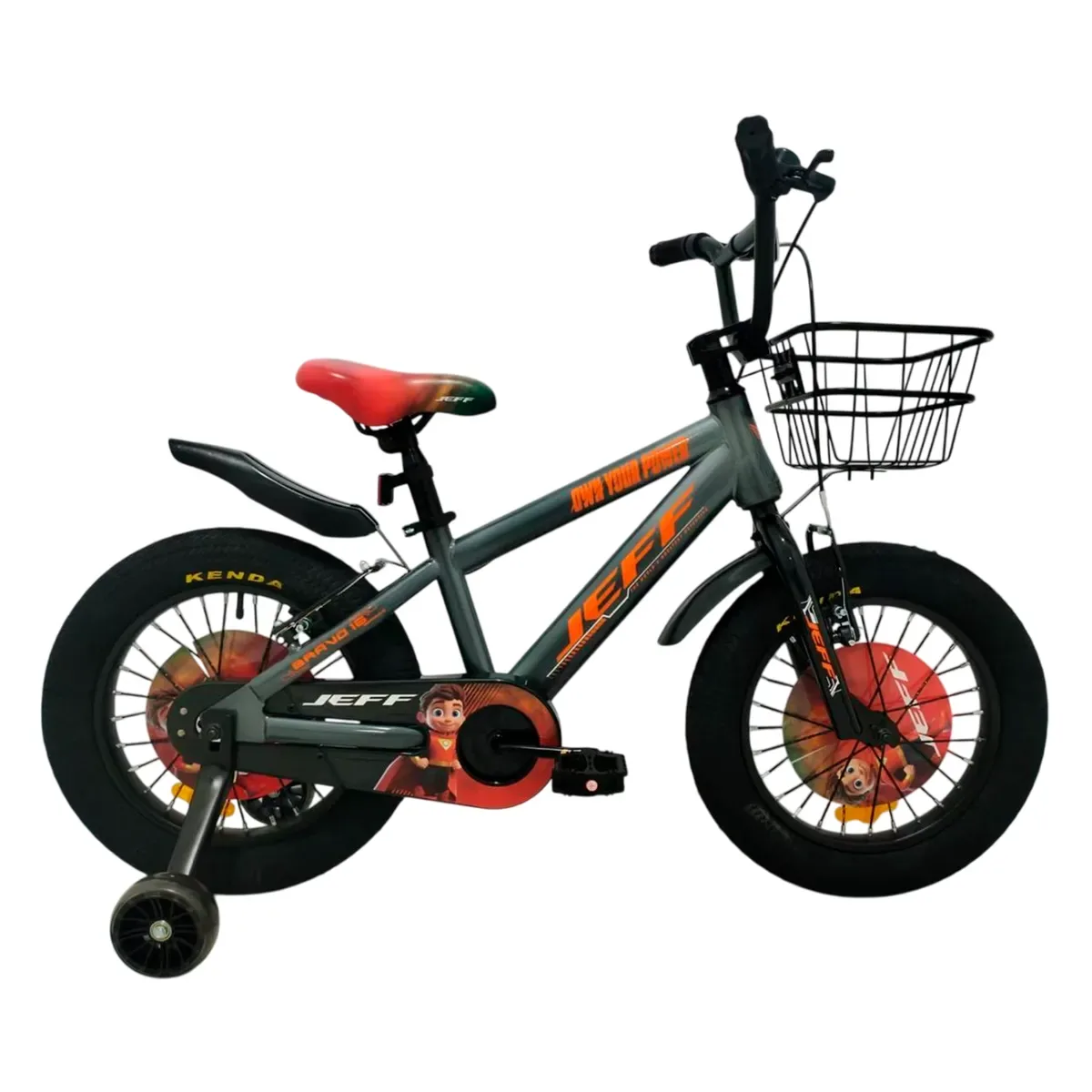 BICICLETA JEFF Bravo Color Gris Aro 16
