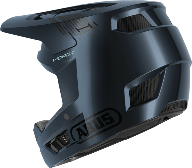CASCO ABUS HIDROP SHINY BLACK L
